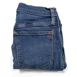 MADEWELL Women's Size 25 Medium Wash 10"‎ High Rise Skinny Jeans